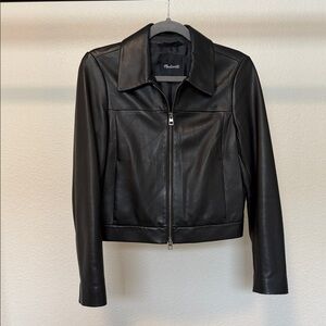 Black Genuine Leather Madewell Jacket